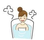 入浴するイメージ